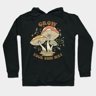 Cottagecore mushroom retro motivational Hoodie